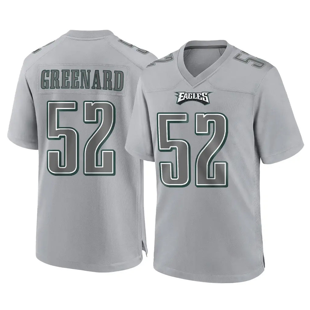 P.Eagles #52 Jonathan Greenard Player Gray Atmosphere Fashion Home Game Edoa Stitched Jerseys