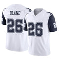 D.Cowboys #26 DaRon Bland Player White-Navy Limited Vapor F.U.S.E. Home Game Edoa Stitched Jerseys