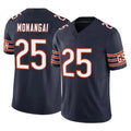 C.Bears #25 Kyle Monangai Player Navy Vapor F.U.S.E. Limited Home Game Edoa Stitched Jerseys