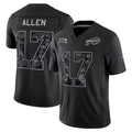 B.Bills #17 Josh Allen Player Black Limited 2026 Salute to Service Home Game Edoa Stitched Jerseys