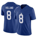 NY.Giants #8 Jevon Holland Player Royal Limited Vapor F.U.S.E. Home Game Edoa Stitched Jerseys