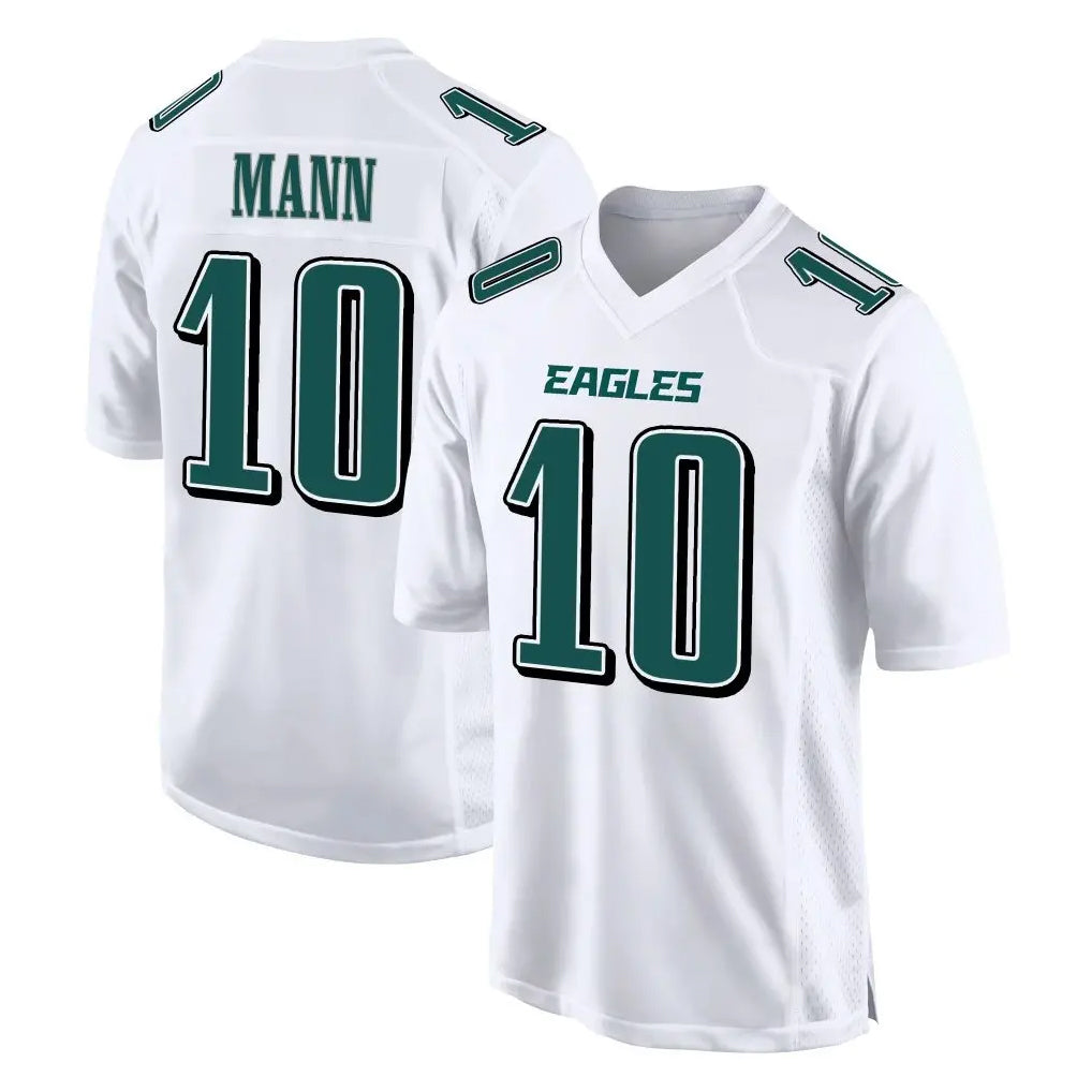 P.Eagles #10 Braden Mann Player White Tundra Fashion Home Game Edoa Stitched Jerseys
