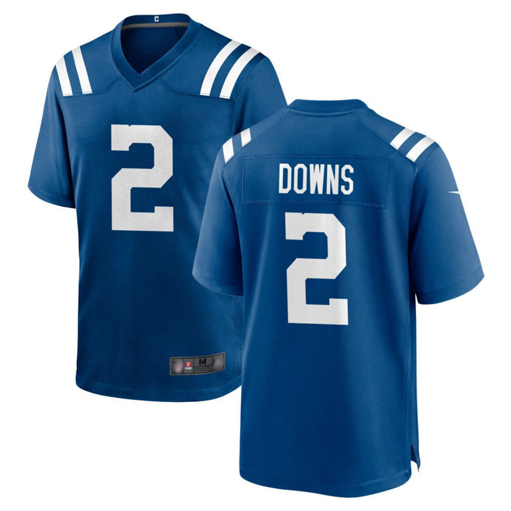 IN.Colts #2 Josh Downs Player Royal Home Game Edoa Stitched Jerseys
