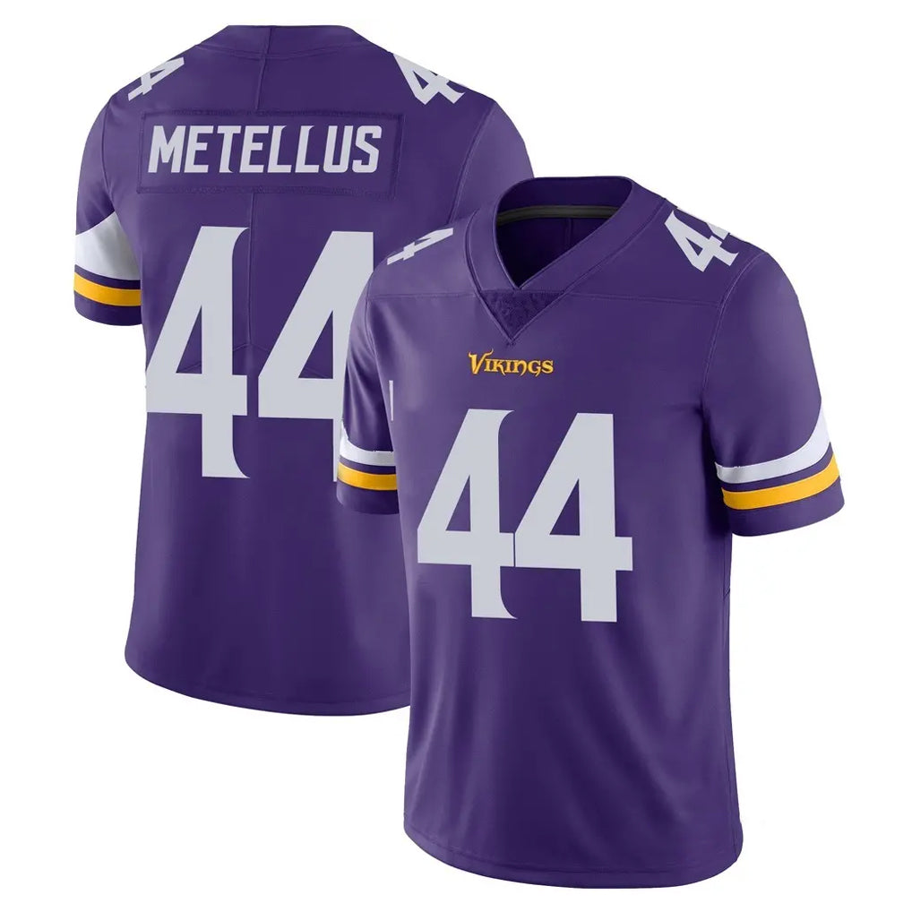 M.Vikings #44 Josh Metellus Player Purple Limited Vapor Untouchable Home Game Edoa Stitched Jerseys