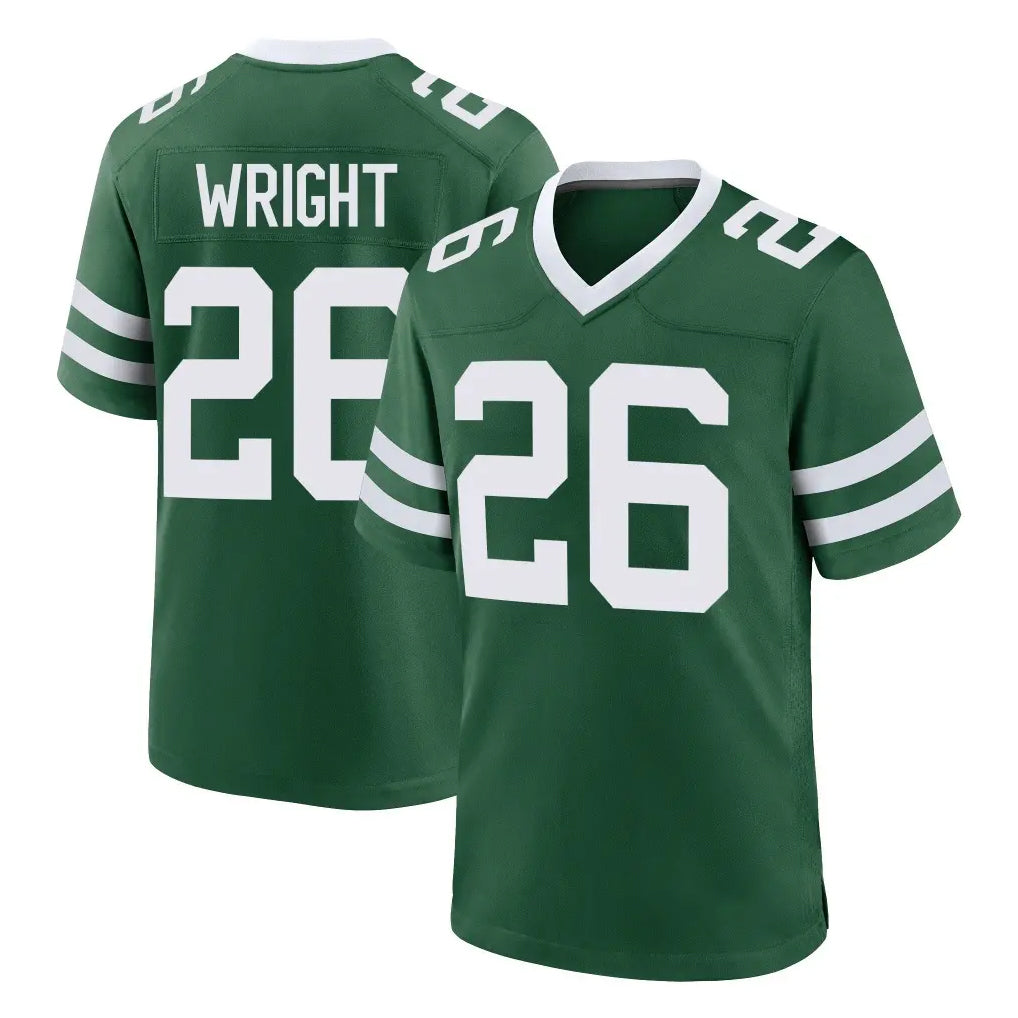 NY.Jets #26 Nahshon Wright Player Green Legacy Home Game Edoa Stitched Jerseys