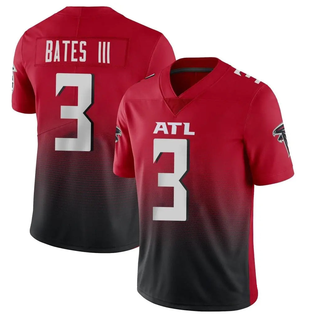 A.Falcons #3 Jessie Bates III Player Red Vapor Untouchable Limited Home Game Edoa Stitched Jerseys