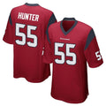 H.Texans #55 Danielle Hunter Player Red Home Game Edoa Stitched Jerseys
