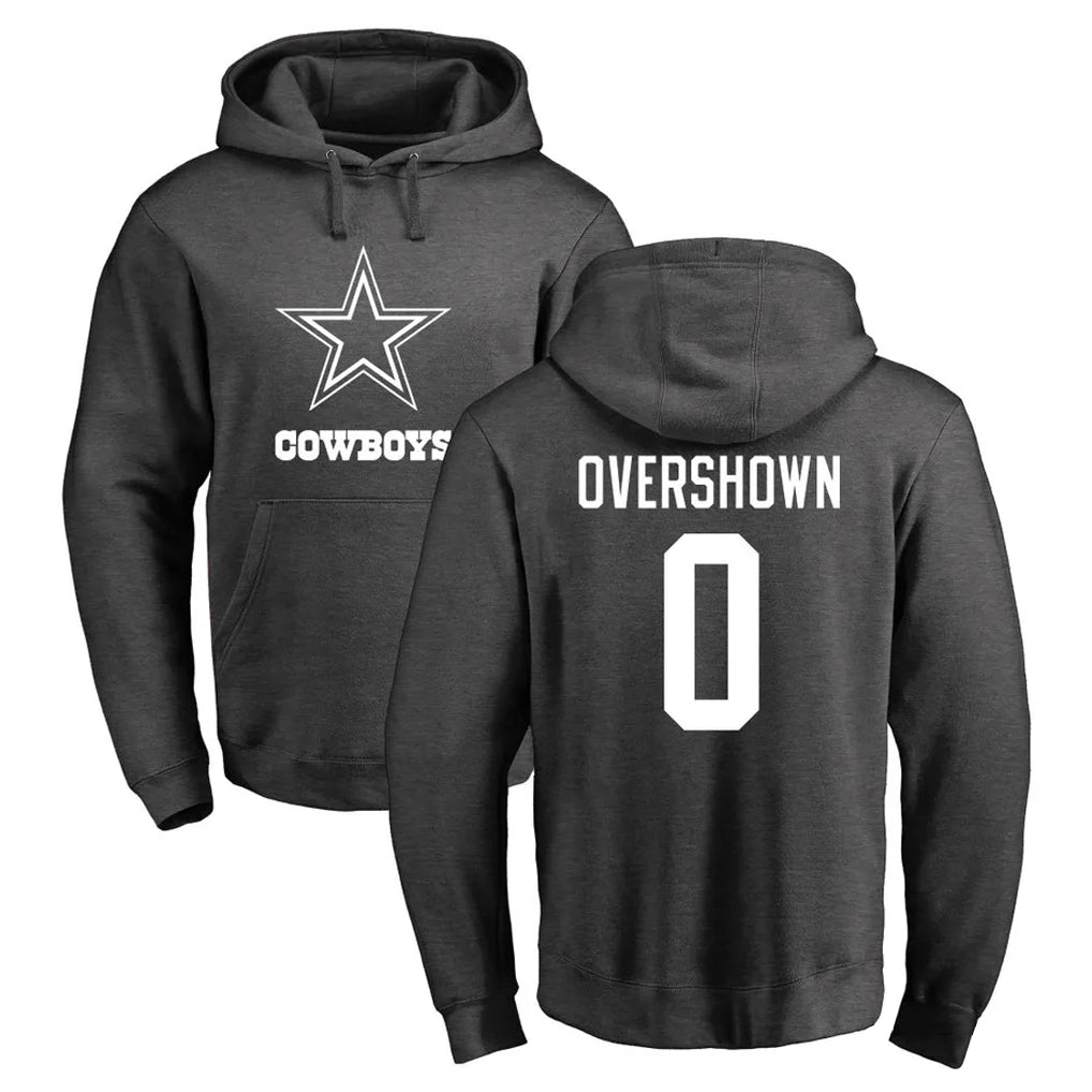 D.Cowboys #0 DeMarvion Overshown Player Ash One Color Pullover Hoodie Limited Edoa Stitched Jerseys