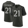 NY.Jets #21 Brandon Stephens Player Green 2025 Rivalries Collection Home Game Edoa Stitched Jerseys