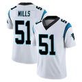 C.Panthers #51 Sam Mills Player White Vapor Untouchable Limited Game Edoa Stitched Jerseys