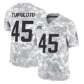 LA.Chargers #45 Tuli Tuipulotu Player Arctic Camo Salute To Service Limited Game Edoa Stitched Jerseys