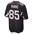 A.Cardinals #85 Trey McBride Player Black Home Game Edoa Stitched Jerseys