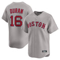 B.Red Sox #16 Jarren Duran Player Gray Road Limited Home Game Edoa Stitched Jerseys