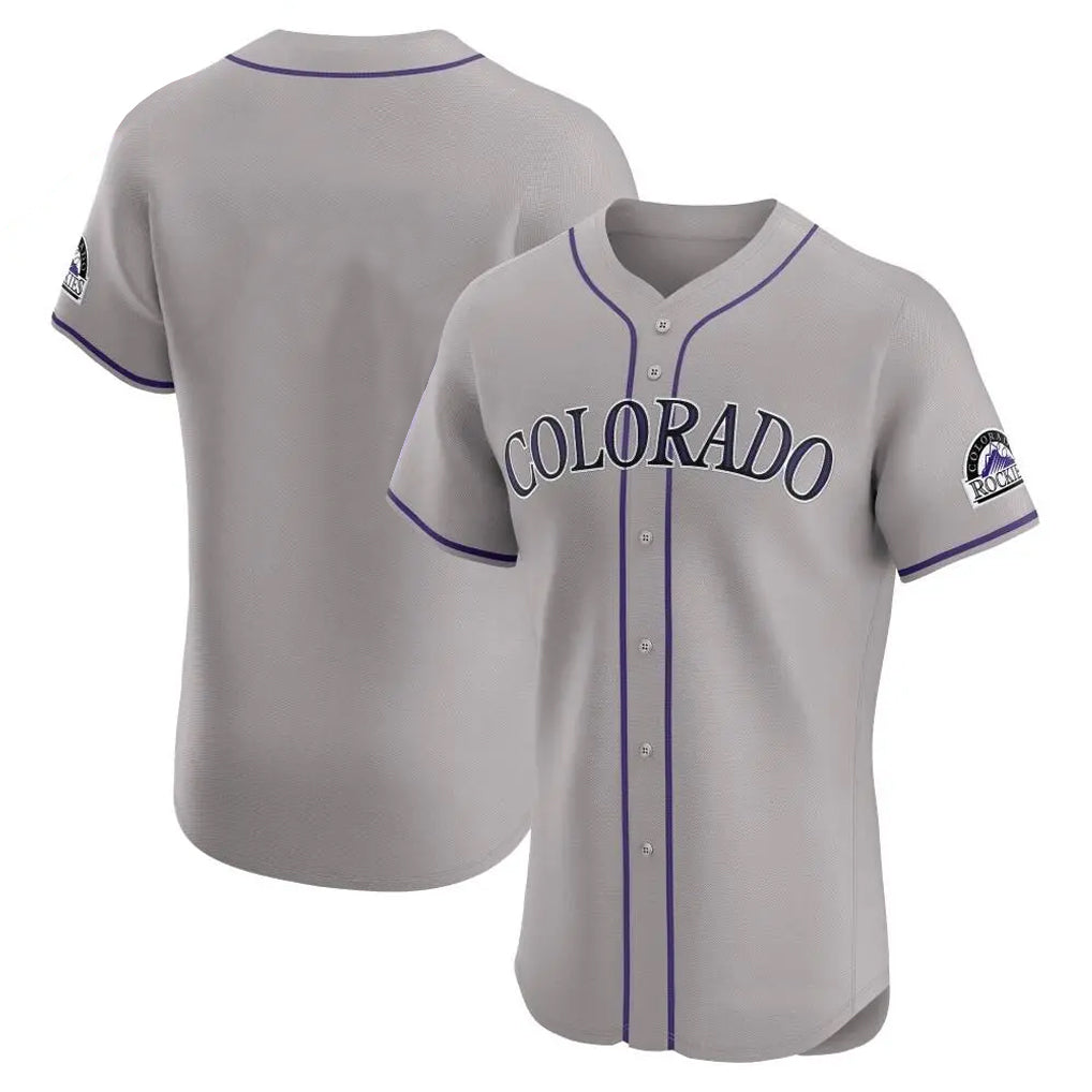 C.Rockies ## Rockies Blank Player Gray Limited Elite Home Edoa Stitched Jerseys