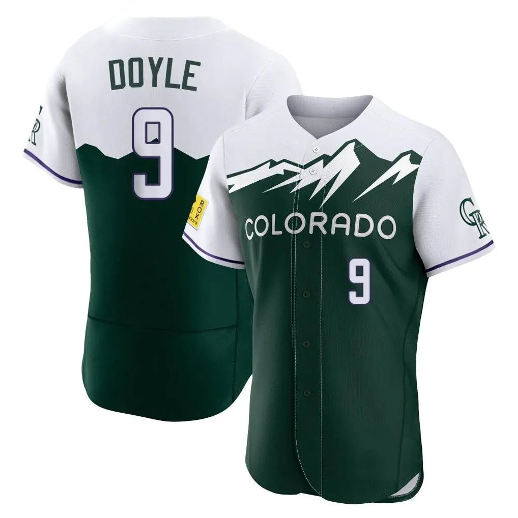 C.Rockies #9 Brenton Doyle Player Green City Connect Limited Elite Home Edoa Stitched Jerseys