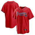 A.Braves ## Braves Blank Player Red Home Game Edoa Stitched Jerseys