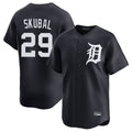 D.Tigers #29 Tarik Skubal Player Navy Home Limited Game Edoa Stitched Jerseys