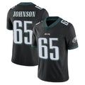 P.Eagles #65 Lane Johnson Player Black Limited Vapor Untouchable Home Game Edoa Stitched Jerseys