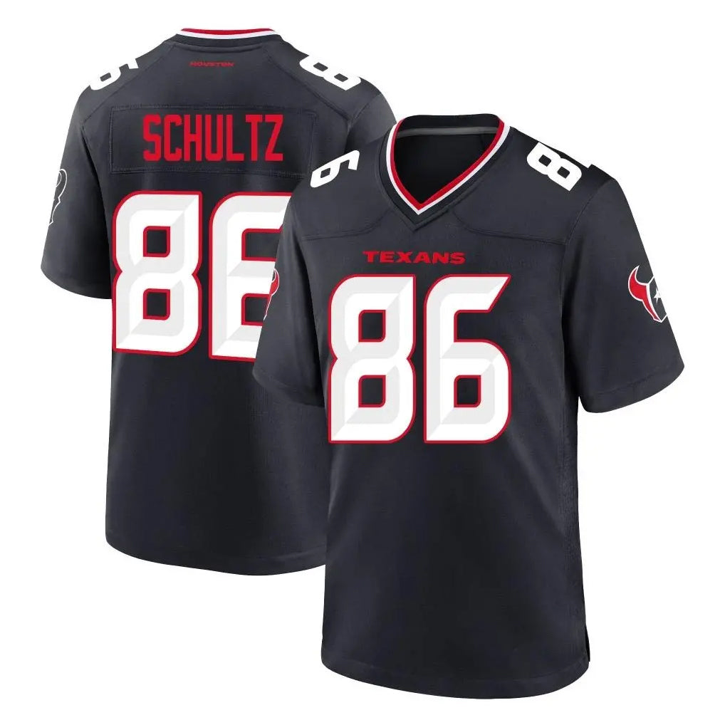 H.Texans #86 Dalton Schultz Player Navy Team Home Game Edoa Stitched Jerseys