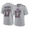 NY.Giants #17 Darnell Mooney Player Gray Atmosphere Fashion Limited Game Edoa Stitched Jerseys