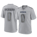 D.Cowboys #0 DeMarvion Overshown Player Gray Atmosphere Fashion Home Game Edoa Stitched Jerseys