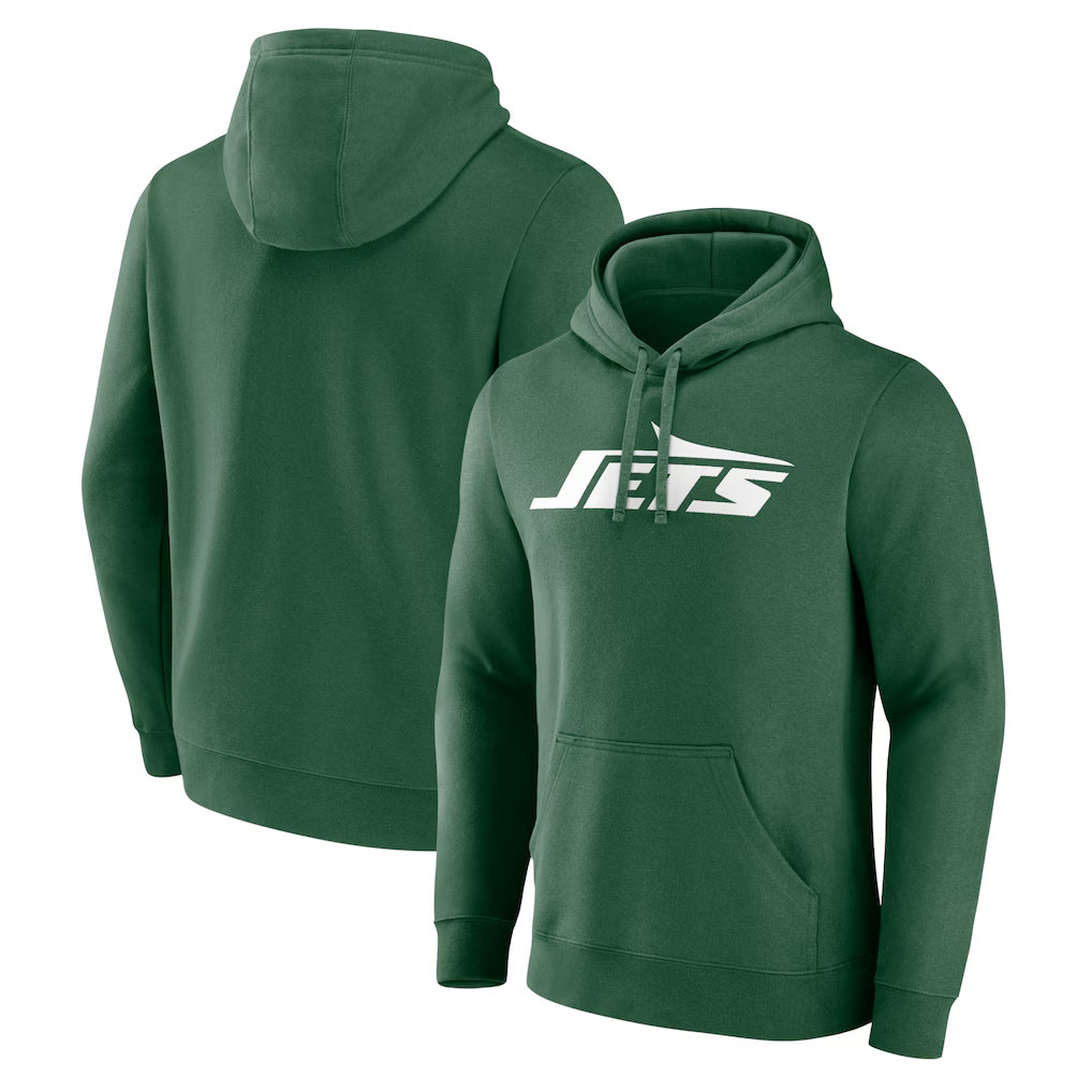 NY.Jets ## Jets Blank Player Green LOGO Pullover Hoodies Limited Game Edoa Stitched Jerseys
