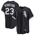 C.White Sox #23 Andrew Benintendi Player Black Home Game Edoa Stitched Jerseys