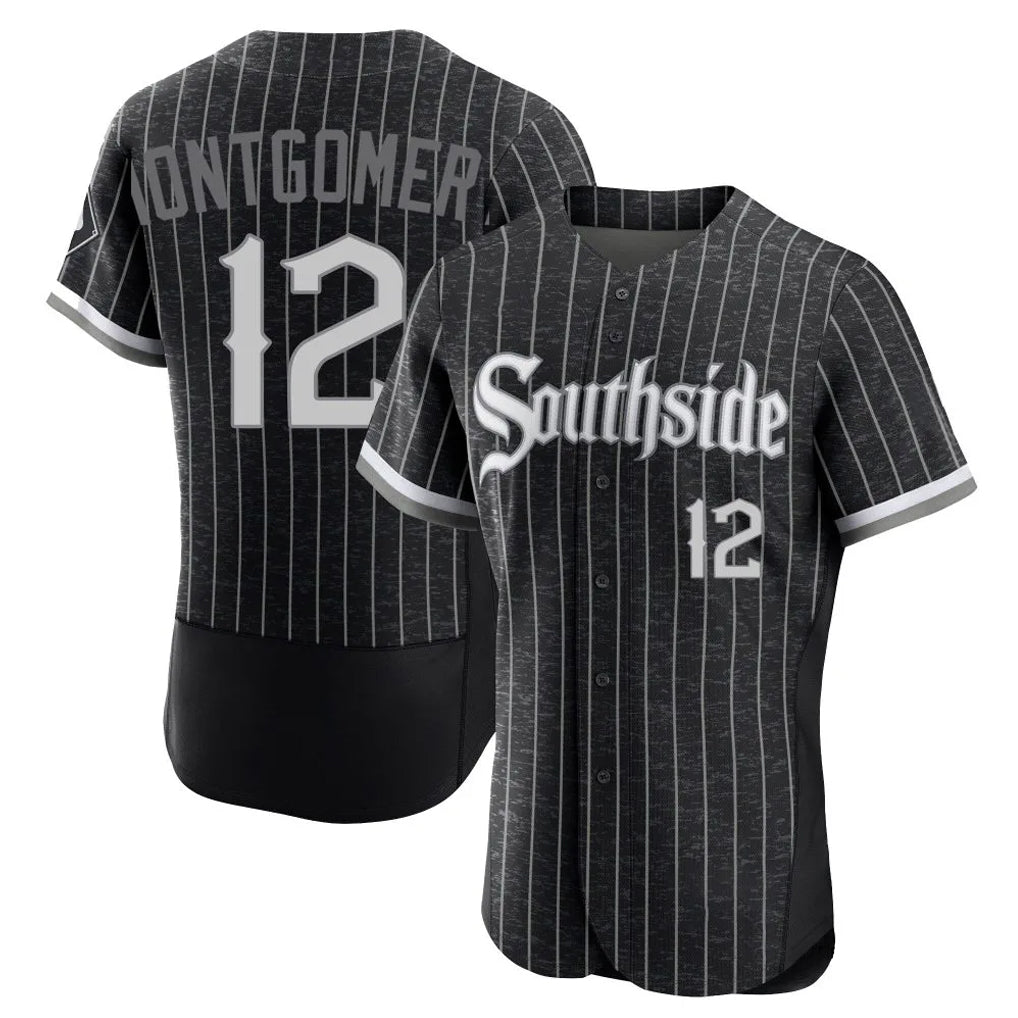 C.White Sox #12 Colson Montgomery Player Black City Connect Limited Elite Home Edoa Stitched Jerseys