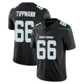 NY.Jets #66 Joe Tippmann Player Stealth Black Limited Vapor Home Game Edoa Stitched Jerseys