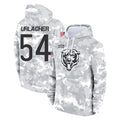 C.Bears #54 Brian Urlacher Player Arctic Camo Salute to Service Pullover Hoodies Limited Edoa Stitched Jerseys
