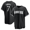 A.Diamondbacks #7 Corbin Carroll Player Black Game Home Edoa Stitched Jerseys
