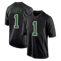 P.Eagles #1 Jalen Hurts Player Carbon Green Fashion Home Game Edoa Stitched Jerseys