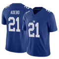 NY.Giants #21 Paulson Adebo Player Royal Limited Vapor F.U.S.E. Home Game Edoa Stitched Jerseys