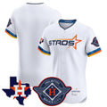 H.Astros ## Astros Blank Player White City Connect Texas Patch Vapor Premier Limited Elite Home Edoa Stitched Jerseys