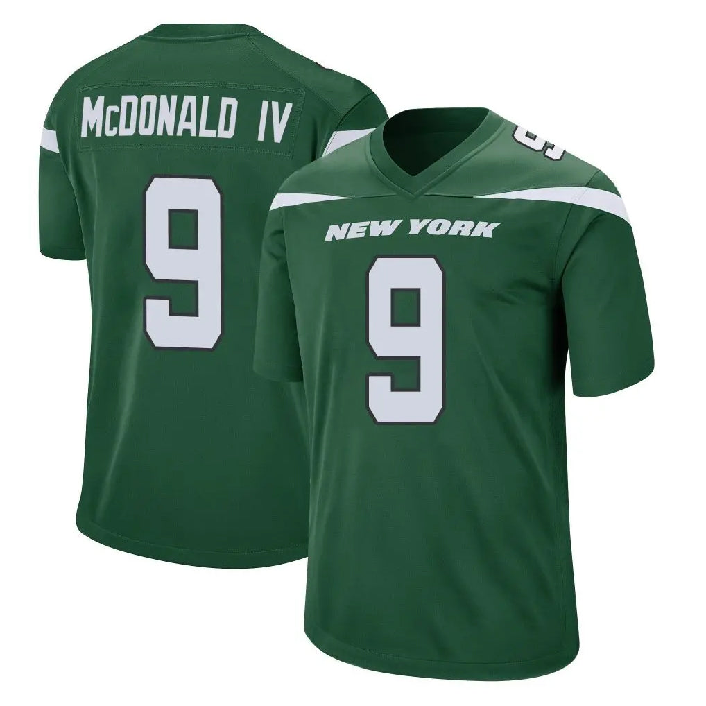 NY.Jets #9 Will McDonald IV Player Green Home Game Edoa Stitched Jerseys
