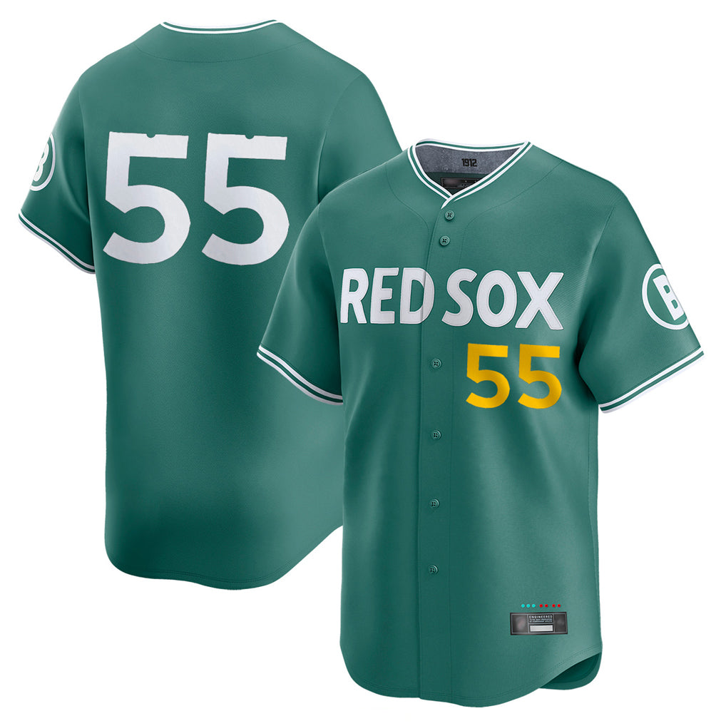 B.Red Sox #55 Ranger Su¨¢rez Player Green City Connect Limited Home Game Edoa Stitched Jerseys