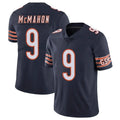 C.Bears #9 Jim McMahon Player Navy Vapor Untouchable Limited Home Game Edoa Stitched Jerseys