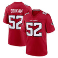 A.Falcons #52 Samson Ebukam Player Red Team Color Home Game Edoa Stitched Jerseys