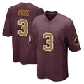 W.Commanders #3 Stefon Diggs Player Burgundy Alternate Home Game Edoa Stitched Jerseys
