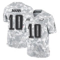P.Eagles #10 Braden Mann Player Arctic Camo Salute to Service Limited Game Edoa Stitched Jerseys