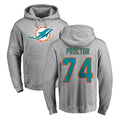 M.Dolphins #74 Kadyn Proctor Player Gray LOGO Pullover Hoodies Limited Edoa Stitched Jerseys