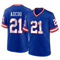 NY.Giants #21 Paulson Adebo Player Royal Classic Home Game Edoa Stitched Jerseys