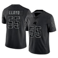 C.Panthers #55 Devin Lloyd Player Black Limited Reflective Game Edoa Stitched Jerseys