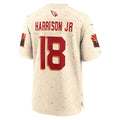 A.Cardinals #18 Marvin Harrison Jr. Player Cream Rivalries Collection Game Edoa Stitched Jerseys