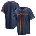 H.Astros ## Astros Blank Player Navy City Connect Home Game Edoa Stitched Jerseys