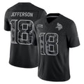 MN.Vikings #18 Justin Jefferson Player Black Limited 2026 Salute to Service Home Game Edoa Stitched Jerseys