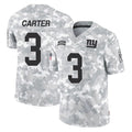 NY.Giants #3 Abdul Carter Player Arctic Camo Salute To Service Limited Game Edoa Stitched Jerseys