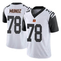 C.Bengals #78 Anthony Munoz Player White Color Rush Vapor Untouchable Limted Home Game Edoa Stitched Jerseys