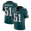 P.Eagles #51 Cam Jurgens Player Team Color Green Vapor Untouchable Home Game Edoa Stitched Jerseys