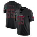 A.Cardinals #55 Dante Stills Player Black Impact Limited Home Game Edoa Stitched Jerseys